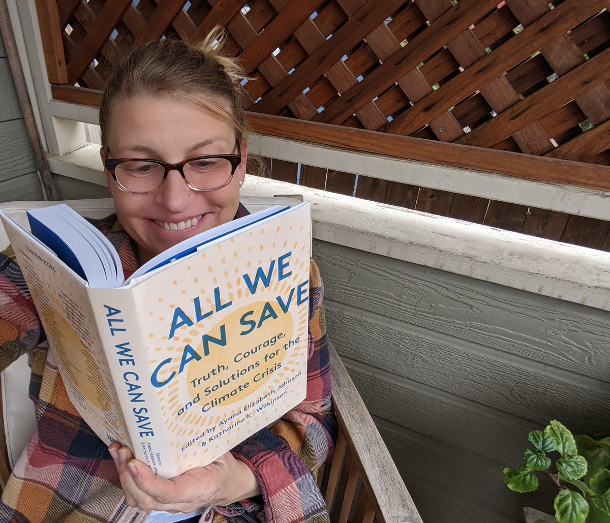 So excited to find this on my doorstep this morning! @allwecansave #WomenInClimate