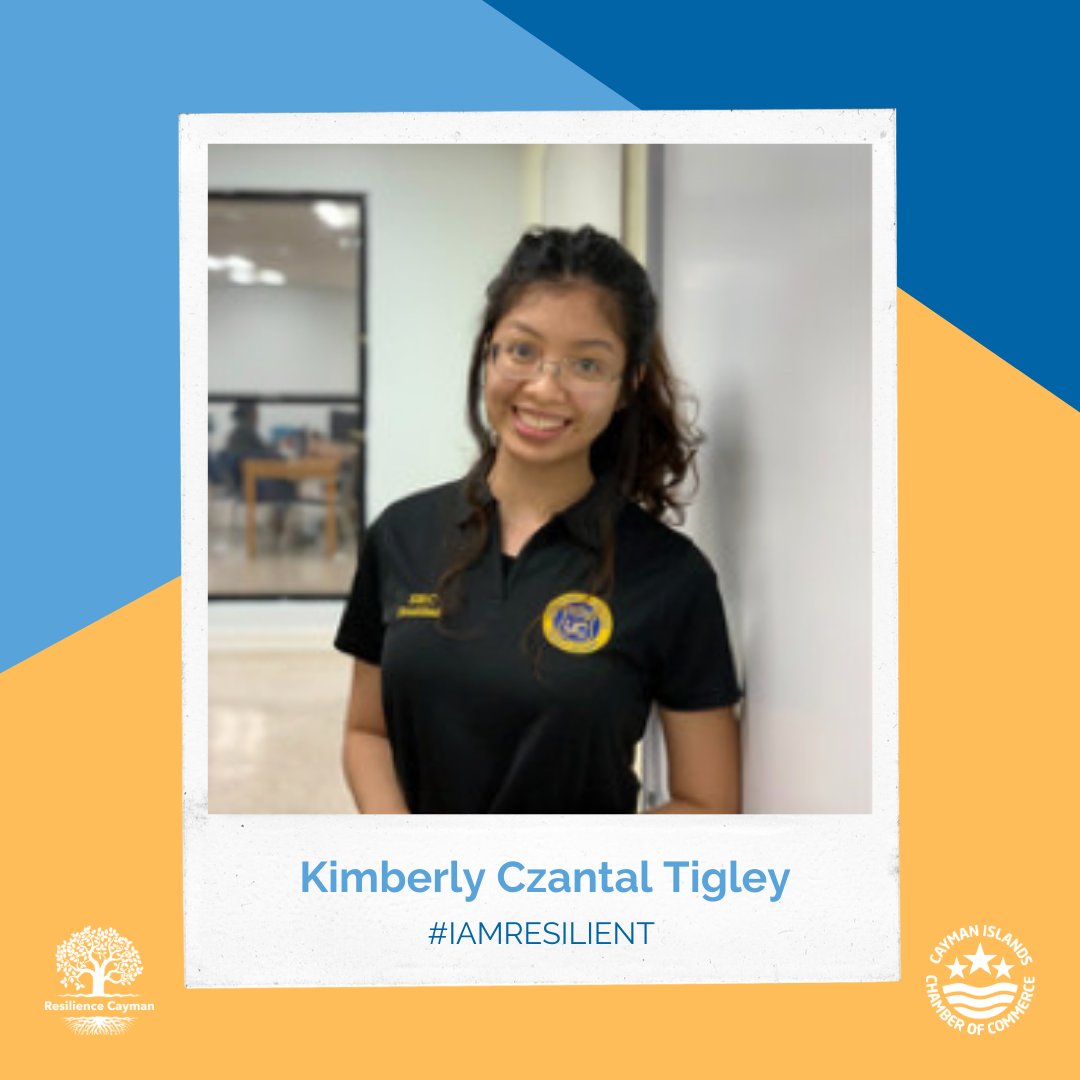 ResilienceKy's tweet photo. Meet student intern, Kimberly Czantal Tigley.

"The most valuable skill I have learned is to not be afraid to assert yourself and voice your thoughts." 

#CaymanIslands #ResilienceCayman #Iamresilient #StandUpToday #studentintern #workexperience
@CaymanChamber https://t.co/Td8kU0fZfR