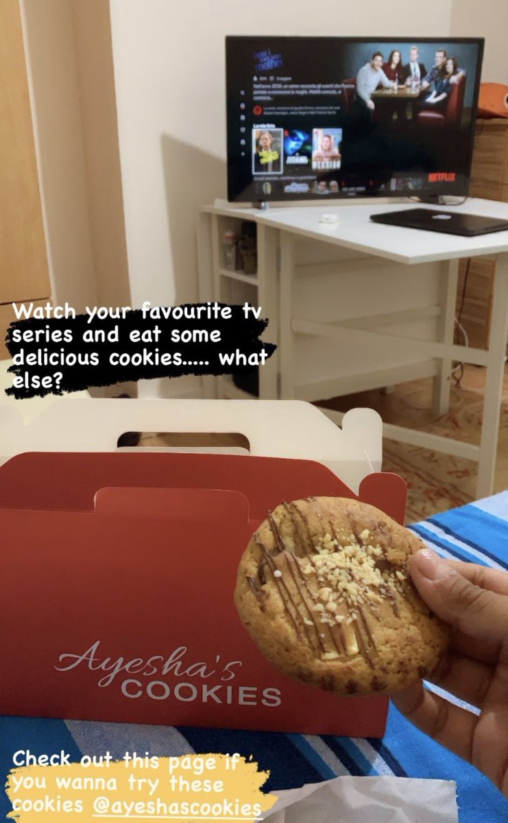 #SundayEveningVibes sent in by customer #ayeshascookies