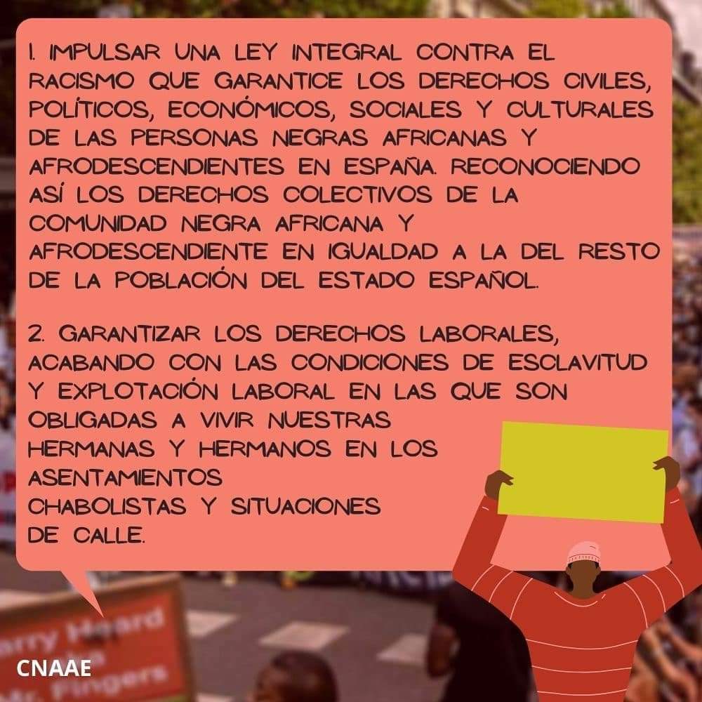 sankaractivist's tweet image. 📢 ¿Conoces el decálogo de @CnaaeB ?

Nuestra acción política será guiada por los objetivos que nos hemos puesto como organización.

Nadie va a detener nuestra fuerza e idea de construir un sujeto político negro autónomo.

#Blackpower #PoderNegro #LasVidasNegrasImportan
