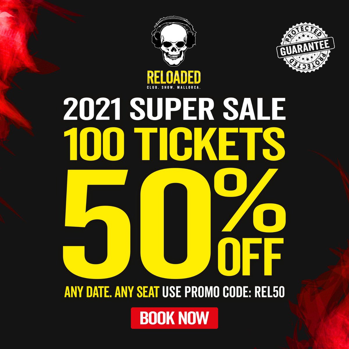 They can’t hold us down forever! 👊 In 2021 we are taking Reloaded to another level! 🔥New Music - New Show - New Experience ☠️ Don't hang about... We only have 100 tickets for Half Price! #piratesreloaded #magaluf