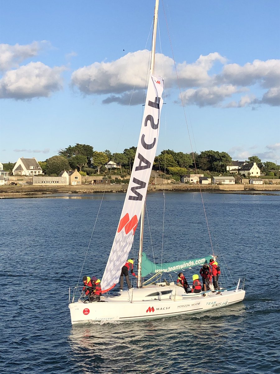 VoileMACSF's tweet photo. [@spiOF 2020] 🏁 Fin de la compétition pour les 2 équipages MACSF-Horizon mixité qui se hissent aux 15e et 26e places du classement général, une expérience qu’elles ne sont pas prêtes d’oublier ! #bravolesfilles #girlpower #teamMACSF #spiOF https://t.co/OslkqXJHBg