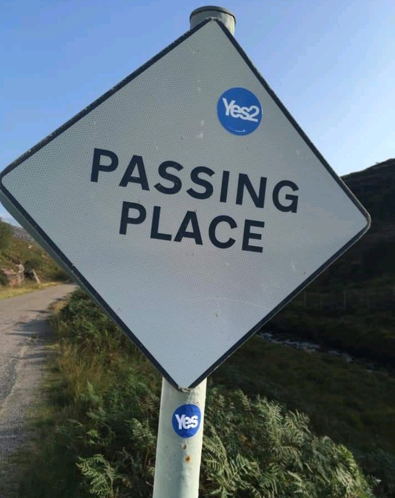 1. The ghouls behind the Berwick Border protest bring you the  #longwalktofreedom a two month walk to every town in Scotland asking yessers to  #signTheCovenant and trust them with their most valuable personal ID. How is it going so far?