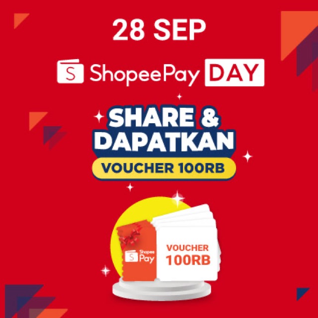 Share Promo ShopeePay Day 28 September &amp; Dapatkan Total Voucher 100RB! play.shopee.co.id/share?share=un…