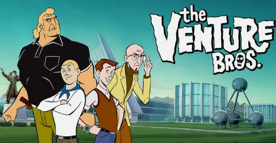 VentureMonth's tweet photo. "Why save Venture Bros?" you may ask.
My answer is simple: we must #SaveVentureBros because it is a masterpiece of adult animation. Because it is smart, funny and has incredible plot. Because Ventures are our family. Because it deserves justice. 
#VentureMonth https://t.co/G5UyrGQgfg
