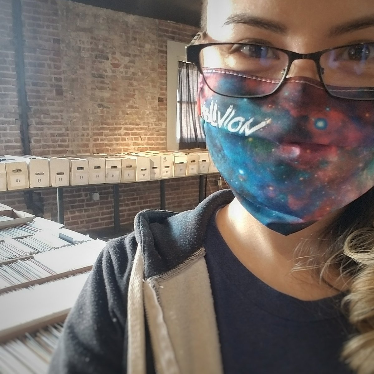 OblivionComics's tweet photo. Don't forget you can still order Oblivion merch on Teespring with 20% off using code "𝐓𝐡𝐚𝐧𝐤𝐘𝐨𝐮𝟐𝟎" at checkout. You can get your own sweet Oblivion galaxy mask! 😊⁣

⁣⁣⁣https://t.co/JtEKURjM3D

#oblivioncomicsandcoffee #facemask #downtownsac https://t.co/8bpkqXLEg6