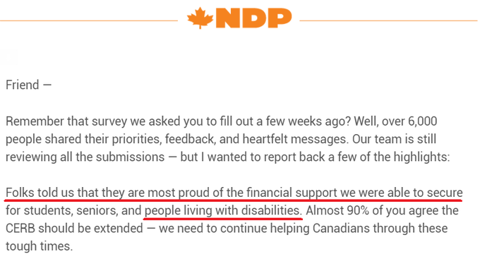 Hi @JoelHardenONDP &amp; @LGretzky. We are quite Upset with Federal NDP Counterparts and what they sent via<a class="tags" target="_blank" title="On Twitter" href="/?out=eyJ0eXAiOiJKV1QiLCJhbGciOiJIUzUxMiJ9.eyJpYXQiOjE3MjUxMDM4MjYsImlzcyI6InR3cG9ybnN0YXJzLmNvbSIsIm5iZiI6MTcyNTEwMzgyNiwiZXhwIjoxNzU2NjM5ODI2LCJyZWRpcmVjdF91cmwiOiJodHRwczovL3R3aXR0ZXIuY29tL0pvZWxIYXJkZW5PTkRQIn0.GJ5sS4Hk3i-cf-ChUWl2y8tfLEORaADKEpdeRDR8Osflxbd0ItvRT4G8Cn-VzEW17yL9BgrOfgzbfMGjj-NlEw">@JoelHardenONDP</a><a class="tags" target="_blank" title="On Twitter" href="/?out=eyJ0eXAiOiJKV1QiLCJhbGciOiJIUzUxMiJ9.eyJpYXQiOjE3MjUxMDM4MjYsImlzcyI6InR3cG9ybnN0YXJzLmNvbSIsIm5iZiI6MTcyNTEwMzgyNiwiZXhwIjoxNzU2NjM5ODI2LCJyZWRpcmVjdF91cmwiOiJodHRwczovL3R3aXR0ZXIuY29tL0xHcmV0emt5In0.Ob-QTXxsD6pYetNsIYRkZave_tsCn66VaEiba5TEJ7_QxjroImf71bFJwLx3XIgwruXoa4OBYm29oh72cTgzTw">@LGretzky</a><a href="/tag/pwd"class="tags"><span>#pwd</span></a><a href="/tag/odsp"class="tags"><span>#odsp</span></a>
