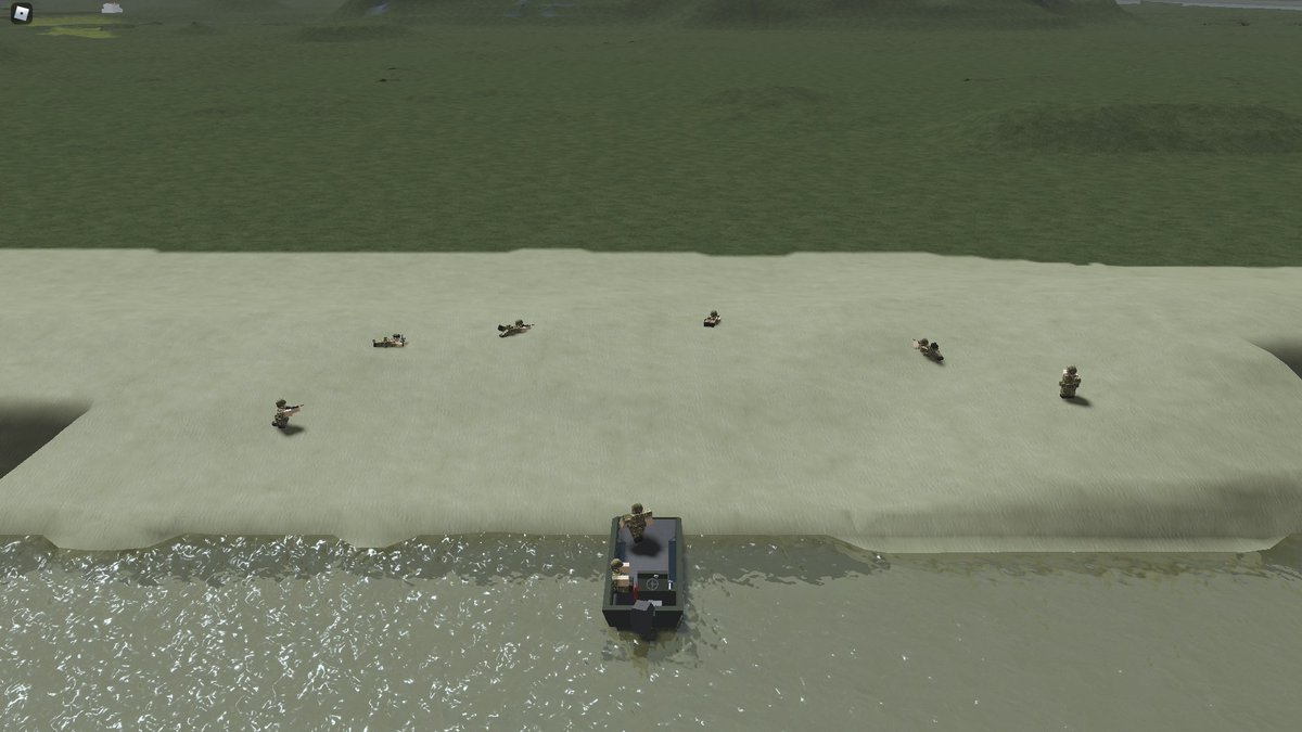 Today Sergeant AlfieWStoddard hosted a fieldcraft for FIDF. The Fieldcraft included basic formations, medical training and finished off with a beach landing.