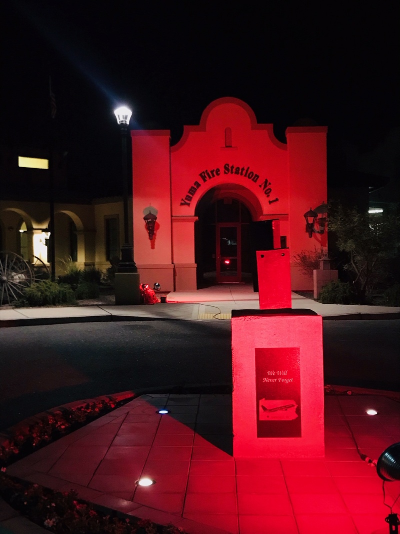 YumaFireDept's tweet photo. Press Release-YFD Lights the Night for Fallen Firefighters: https://t.co/1iUTgIslJj

#FirefighterMemorialWeekend #LighttheNightforFallenFirefighters https://t.co/KzUoW5wup4