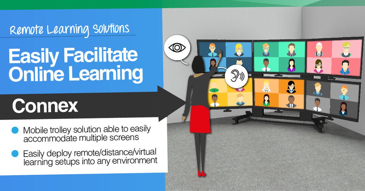 DalenTOPTEC's tweet photo. #Connex facilitates easy deployment of #VirtualDistanceLearning into any environment.
We can accommodate a range of screens configurations, please let us know your requirements!
Discover more... https://t.co/ASGeuuQF16
#elearning #EduEst20 #UCEXPO #UHEI #Education #BrumHour https://t.co/BY6lINMAx5