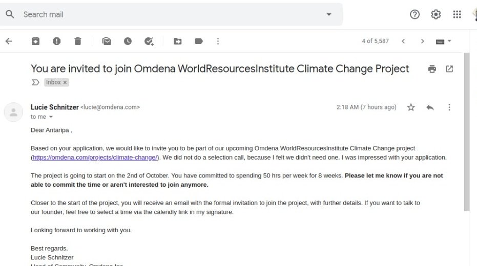 doesdatmaksense's tweet photo. Got selected in @OmdenaAI as a Junior ML Engineer!
A very very special day for me.
The date is noted in my precious days list: 27/09/2020
After trying and getting rejected for last 9 months, finally witnessing this day!
#95daysleft #special #grateful #omdena https://t.co/IwmkovQPGf