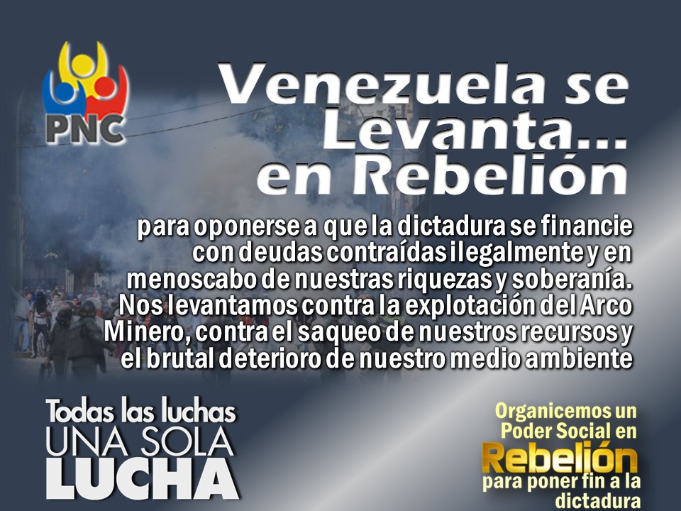 Es ahora y No despues <a href="/fuerzaliberal/">Haydee Deutsch</a> <a href="/PNCVenezuela/">Plataforma N. de Conflicto</a>