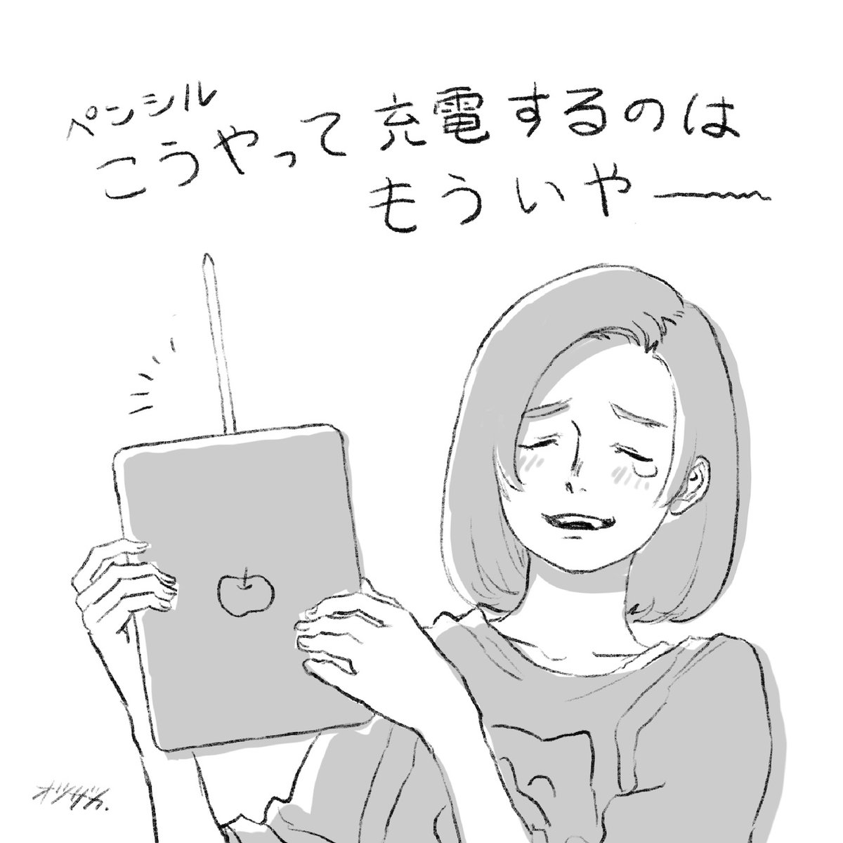 iPadPro買って3年。絵描きツールとして問題なく使えてるんだけど第1世代のペンシル、お前だけは…!次新しいProが発表されたら買い替えたい!うおおおおお 