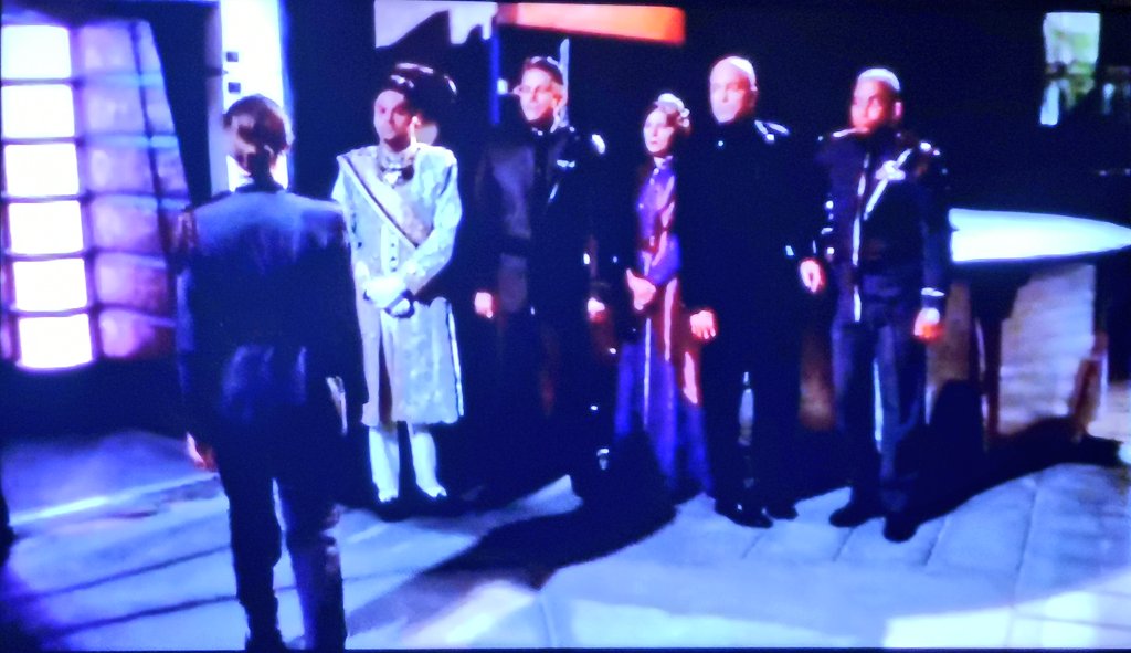 So good to see all the gang back together - especially Ivanova!And goodbye, Babylon 5 - makes sense that they would blow it up given all it's aims are complete