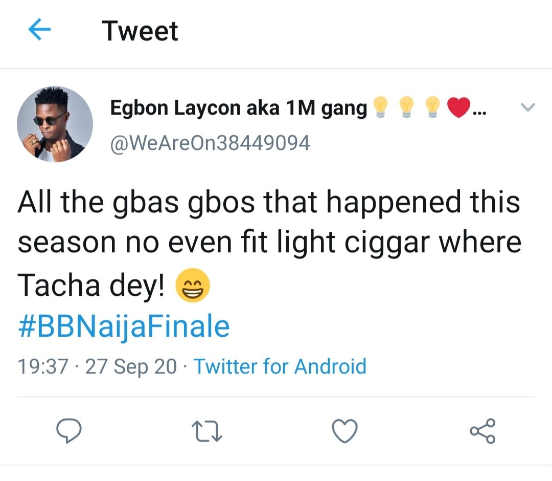 If e no be Tacha , e no fit be like Tacha 🤣
#TachaMadeHistory 
#WeDieForTacha
#Tacha89