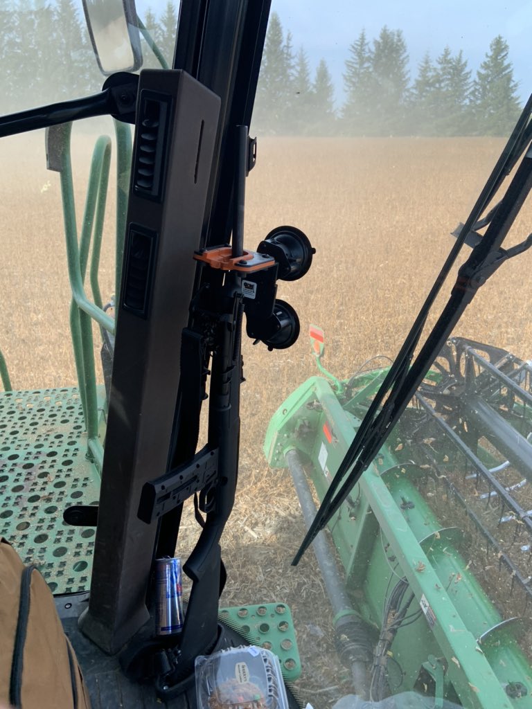 Absolutely inlove with my new gungrabber, keeps a 22 to a 12ga stationary even with the vibrations of the combine. Thanks <a href="/timspringdale14/">tim webster</a> for the awesome service !