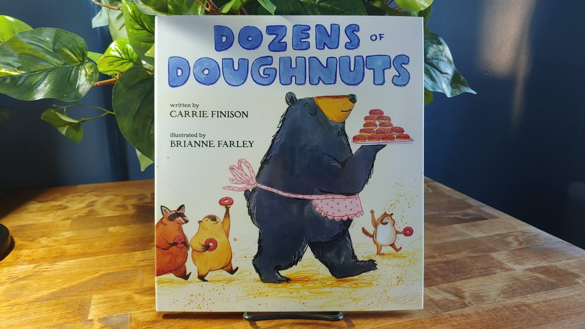 LisbonLibrary's tweet image. Check it out.... new on the shelf at the library! A generous but increasingly put-upon bear makes batch after batch of doughnuts for her woodland friends without saving any for herself.. #UseYourLibrary #NewBook #PictureBook #Storytime #Toddler #LibraryBook @CarrieFinison