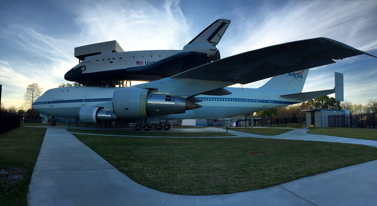 ThaChadwick's tweet photo. Wont forget when the #SpaceShuttle Explorer and #NASA905 #Shuttle747 carrier aircraft were transported to Space Center #Houston. 

It became the Shuttle Independence exhibit at @SpaceCenterHou which visitors can walk through.

https://t.co/7dX3fZoOyX https://t.co/NP7A22UxLB