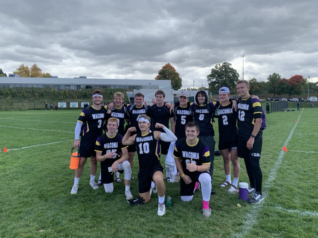 WagsCoach's tweet photo. Congrats on your runner up finish in the 7on7 league @dot_mon3 @sam_mcenelly @MacScheuble @MaxMcenelly @BretMcenelly @chumlysbar https://t.co/oiQLdvoeQx