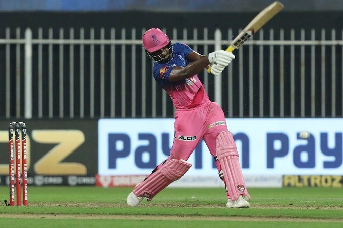 Match 9: RR recorded the highest run-chase in IPL history thanks to Sanju Samson (85 off 42) & Rahul Tewatia (53 off 31). Tewatia was 8 off 19 at one stage. Hit 7 sixes in next 12 balls. Spare a thought for Mayank (106 off 50) & KL Rahul (69 off 54). 439 runs with 29 6s  #RRvKXIP