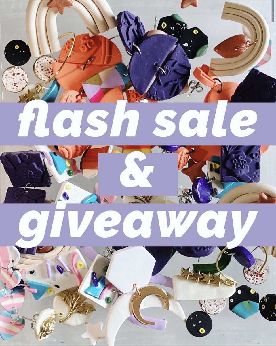 StudioPleiades's tweet photo. 🔥Our flash sale starts in 30 minutes!! 🔥 RT this post to enter a giveaway for a free pair of custom earrings! See you at 3pm for our name your price sale! ❤️ https://t.co/R394moZHwR