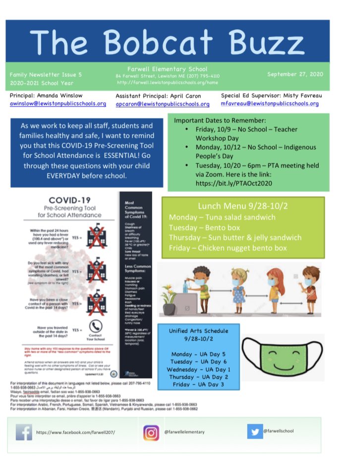 Farwell Elementary School tweet media