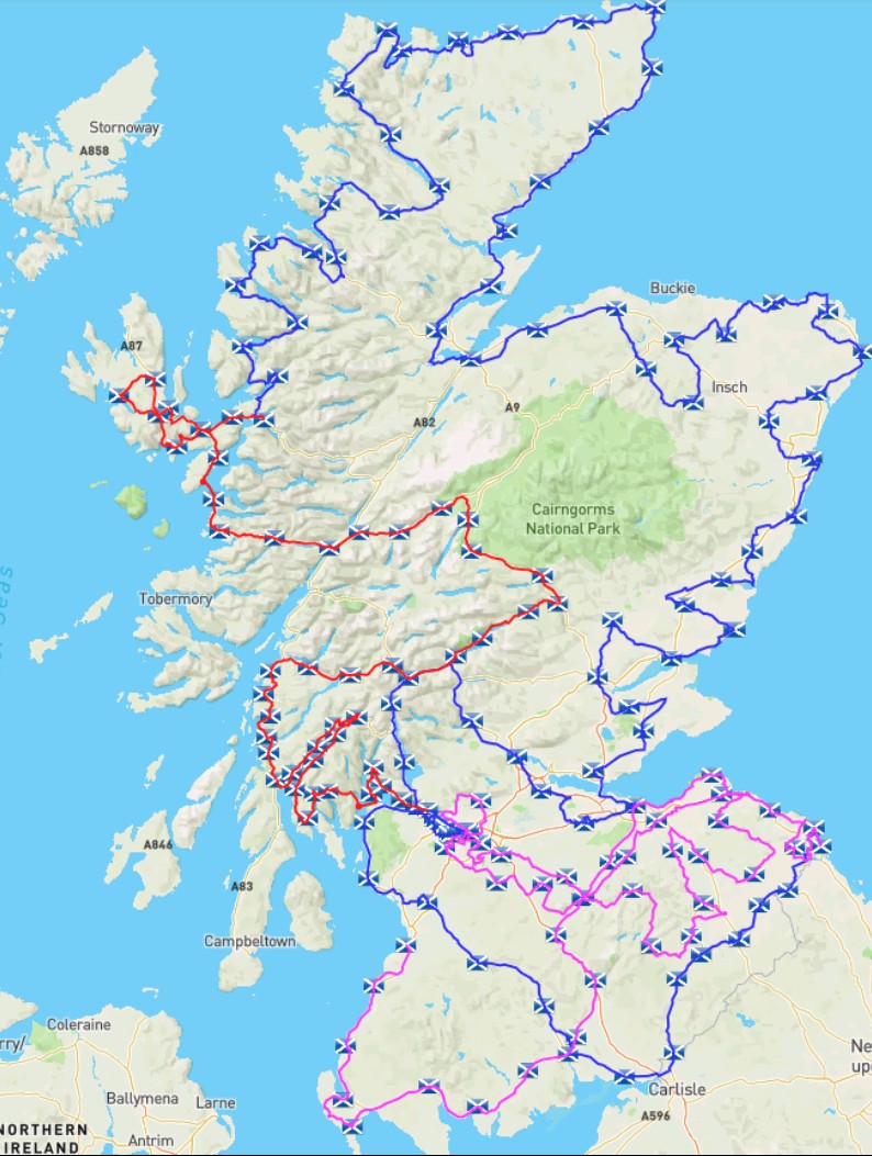 7. Walk 1 and Walk 3 itineraries are pictured below. To check when these people (who've been ordered to cease and desist using the Round Table name to legitimise themselves) will be stickering YOUR town. See entire route via link. https://longwalktofreedom.theroundtable.scot/ 