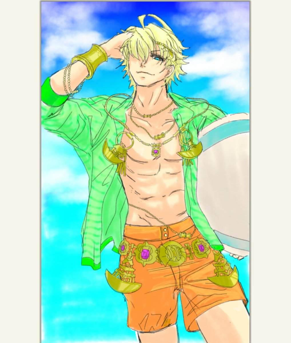 みょん 3 ヽ º º できました チャラいサーファーアラジン 金のアクセサリーだと さすがに溺れるかと心配なので 外した方も 普通のお兄ちゃんですね W シノアリスイラスト みょん 3 ヽ º º できました チャラいサーファーアラジン 金のアクセサリーだと さすがに溺れるかと心配なので 外した方も 普通のお兄ちゃんですね W シノアリスイラスト