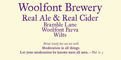 19/ and the community Woolfont Brewery.