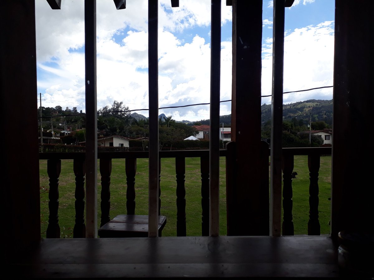 Akkam24's tweet photo. I love the view from my new home's workspace ❤🏡 (Would be better without the window's "grid/fence"... But I still love it 😅 - Thx to my love for making it happen 💏) https://t.co/emhFDnUbQj