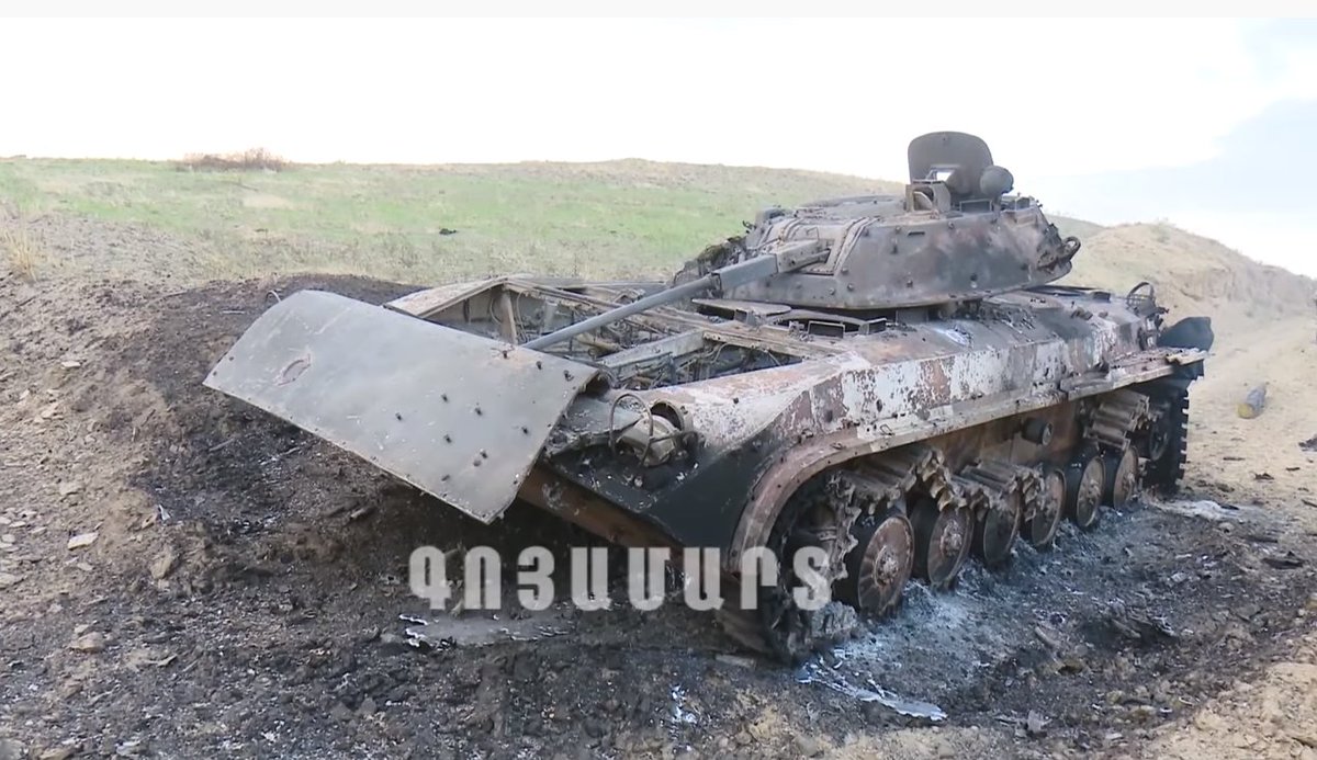 Azerbijani BMP-2s destroyed and captured by Armenia after clashes near the Line of Contact in Nagorno Karabakh earlier today.