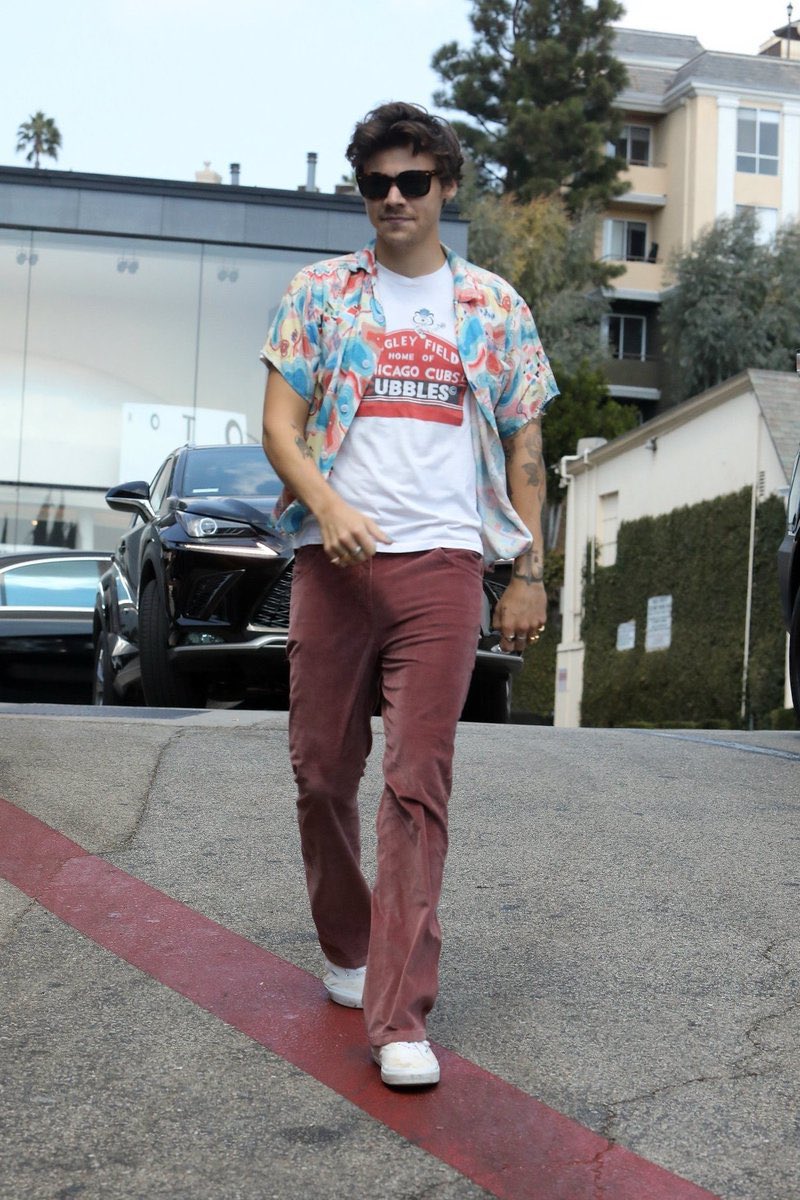 sep 19 2019: harry in la and these shoes are looking dingy