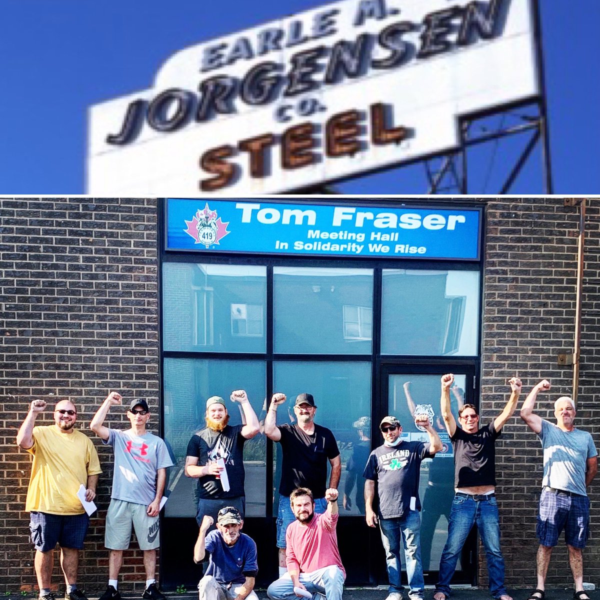 jasonsweet419's tweet photo. This afternoon, the members of EMJ Steel ratified a new 5 year collective agreement with monetary improvements right across the board, great work bargaining team. #TeamstersCanada #Teamsters #Solidarity #MembersAndFamiliesFirst https://t.co/35KYSbBleO