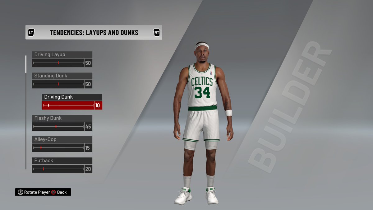 Again, you are seeing what 2K has gotten away with for 5+ years. Pierce on the left in 2K16, Pierce on the right in 2K21You are seeing spreadsheet copy/paste, for YEARS. With no attention to detail, no caring.