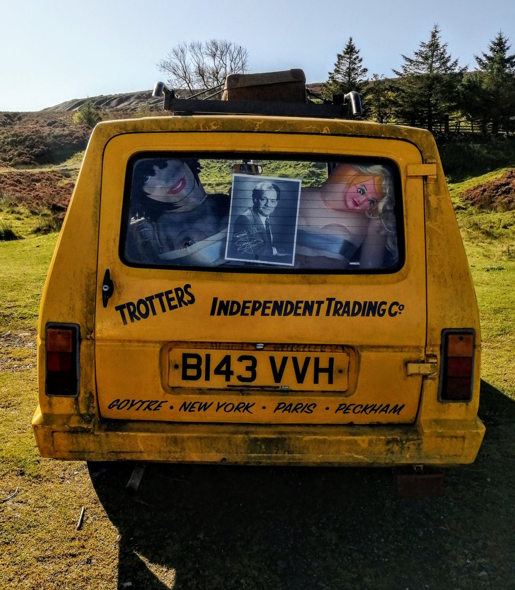 Del boy &amp; Rodders had a Jolly Boys Outing to Blaenavon today. Lovely jubbly 😅👀 #Triffic