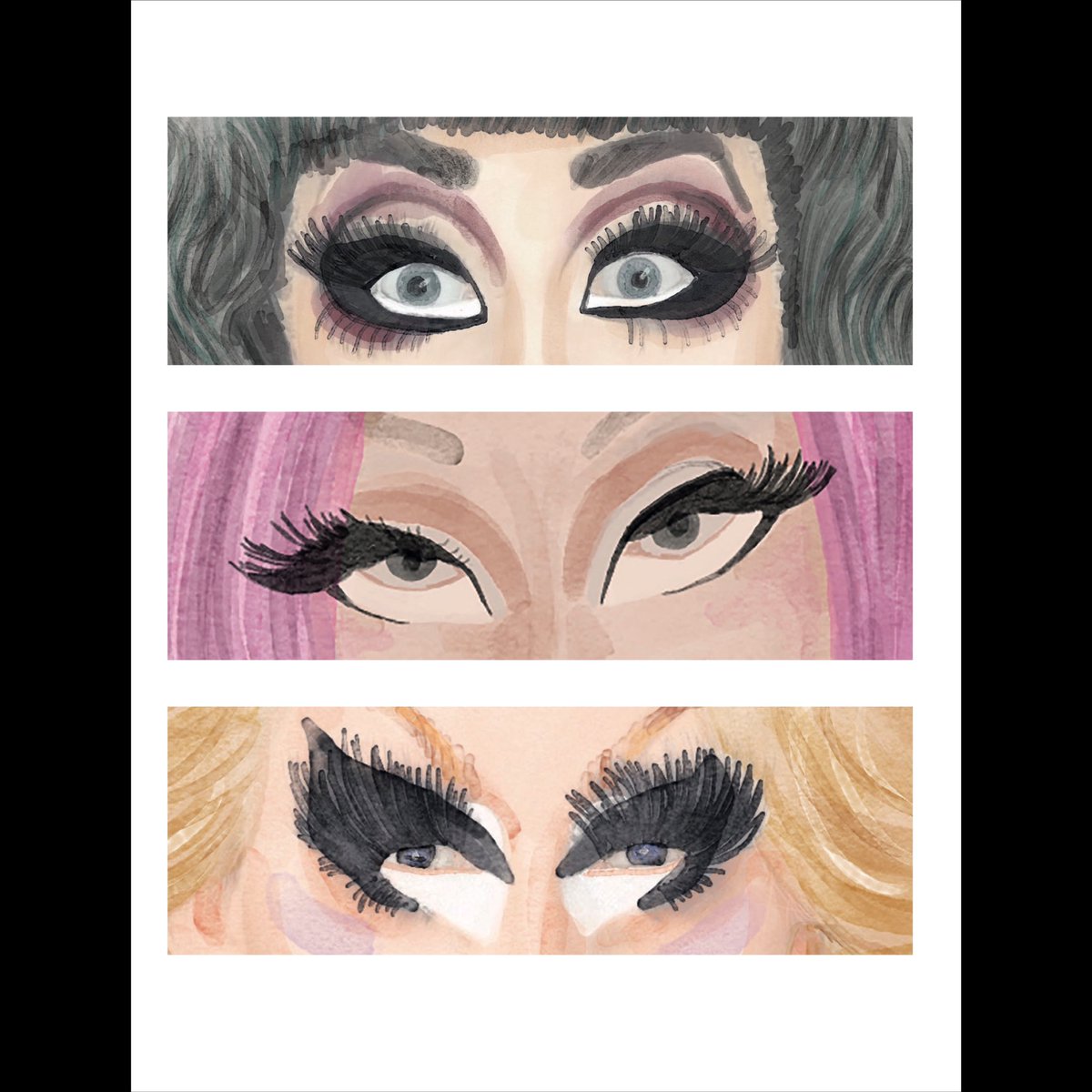 Some artwork for my editorial project ✨ <a href="/TheBiancaDelRio/">Bianca Del Rio</a> <a href="/trixiemattel/">Trixie Mattel™</a> <a href="/KimChi_Chic/">Kim Chi</a>