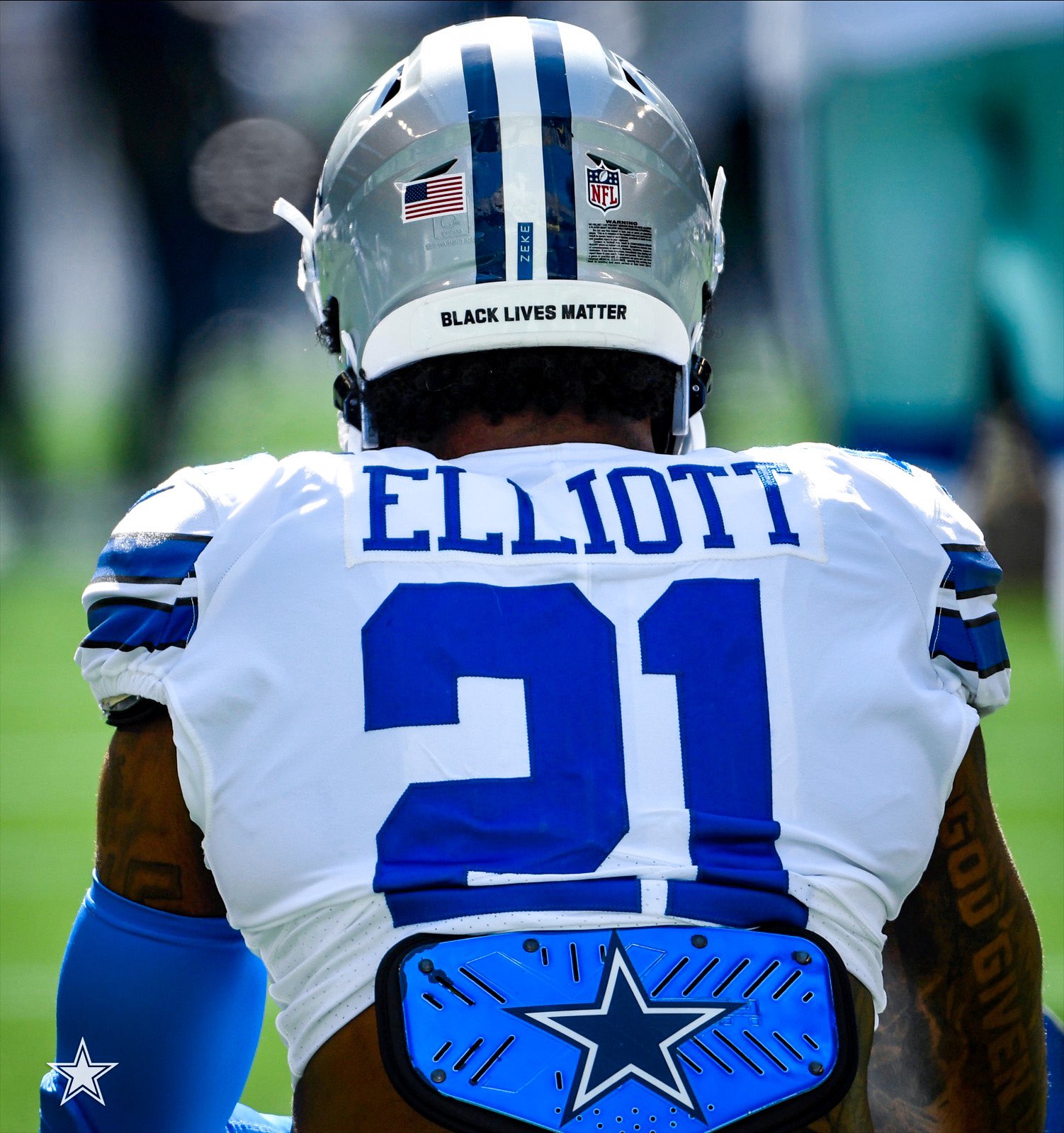 Dallas cowboys helmet blm hot sale