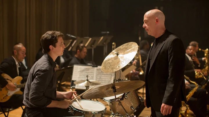 Whiplash (2014) - Damien Chazelle Andrew enrols in a music conservatory to become a drummer. But he is mentored by Terence Fletcher, whose unconventional training methods push him beyond the boundaries of reason and sensibility.