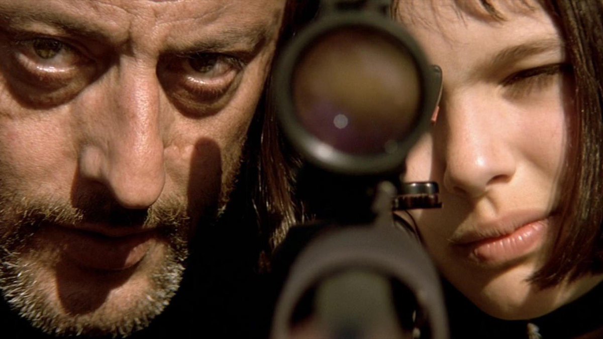 Léon: The professional (1994) -Luc BessonWhen 12-year-old Mathilda's family is killed, her neighbour Leon, who is a professional assassin, reluctantly takes her under his wing and teaches her the secrets of his trade.