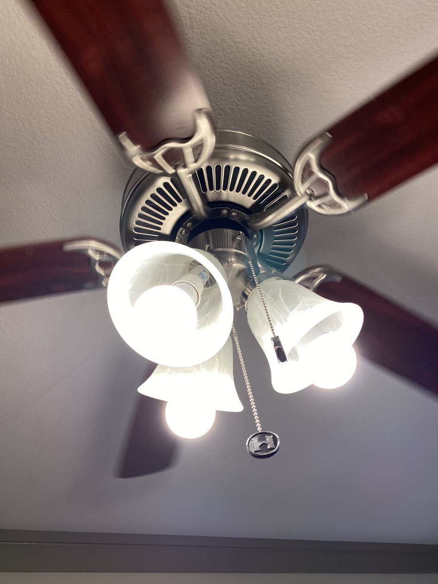 CEILING FANS:Your light sockets were designed for low-wattage candela bulbs. Except LEDs are low wattage but much brighter.These adapters are a MUST BUY for any bedroom.  https://www.amazon.com/dp/B00L595FA0/ 