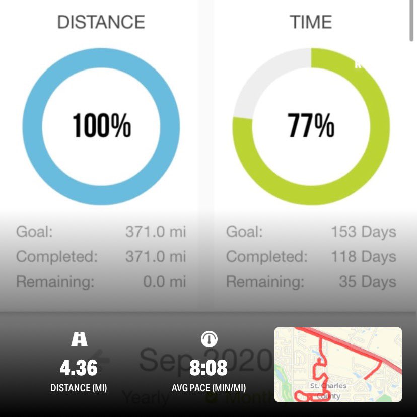 Egotript's tweet photo. Powered through and finished the endurance run 35 days ahead of schedule...
#RunItBack
#RuntheMo
#NoPainNoGain https://t.co/B9KzuCecvf
