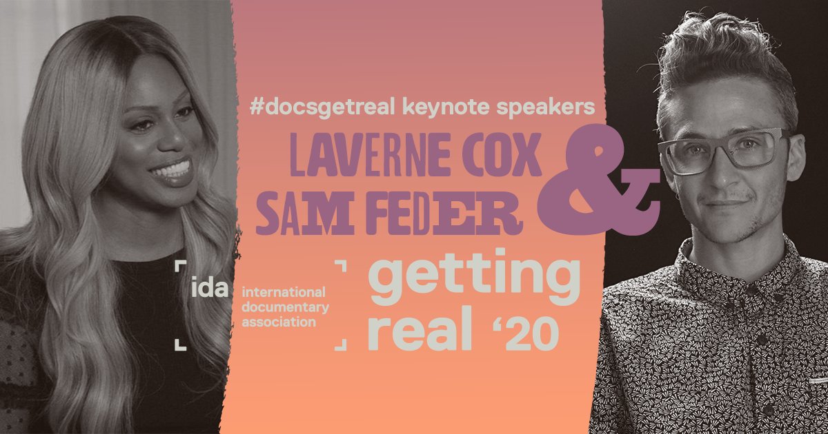 Disclosure_Doc's tweet image. #DisclosureNetflix director @SamFederFilm and exec. producer @Lavernecox are keynote speakers at this week&apos;s #docsgetreal conference, from @IDAorg: bit.ly/3czAexo
