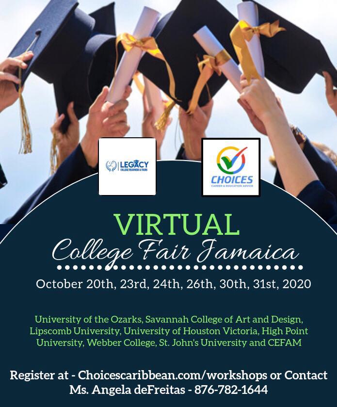 Jan_deF's tweet image. Please share with those who need information, scholarships and Click the link to register at - choicescaribbean.com/workshops. Click the link to register for all sessions at -