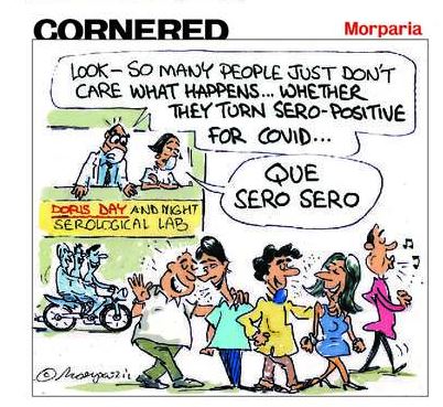 TOIPlus's tweet photo. #MirrorComic | Cornered by Hemant Morparia https://t.co/6SXZ5DJlun