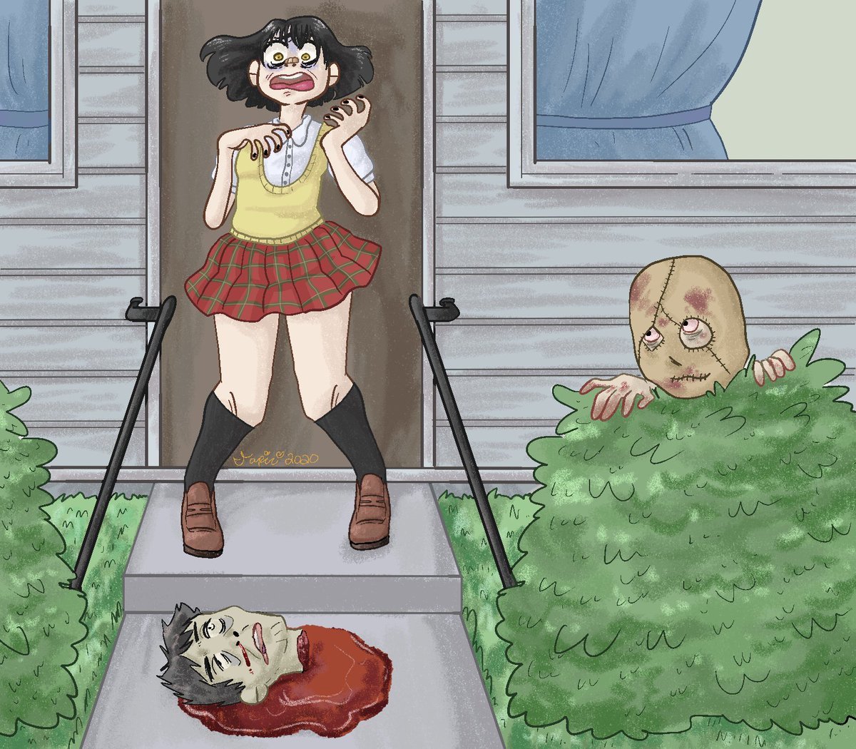 HawwisOwiviwa's tweet photo. you know how cats will drop dead rodents on the porch,
~
殺戮モルフはすごい!いつかパート2になってほしいです。
~
#killingmorph https://t.co/kw9vCrzA5o