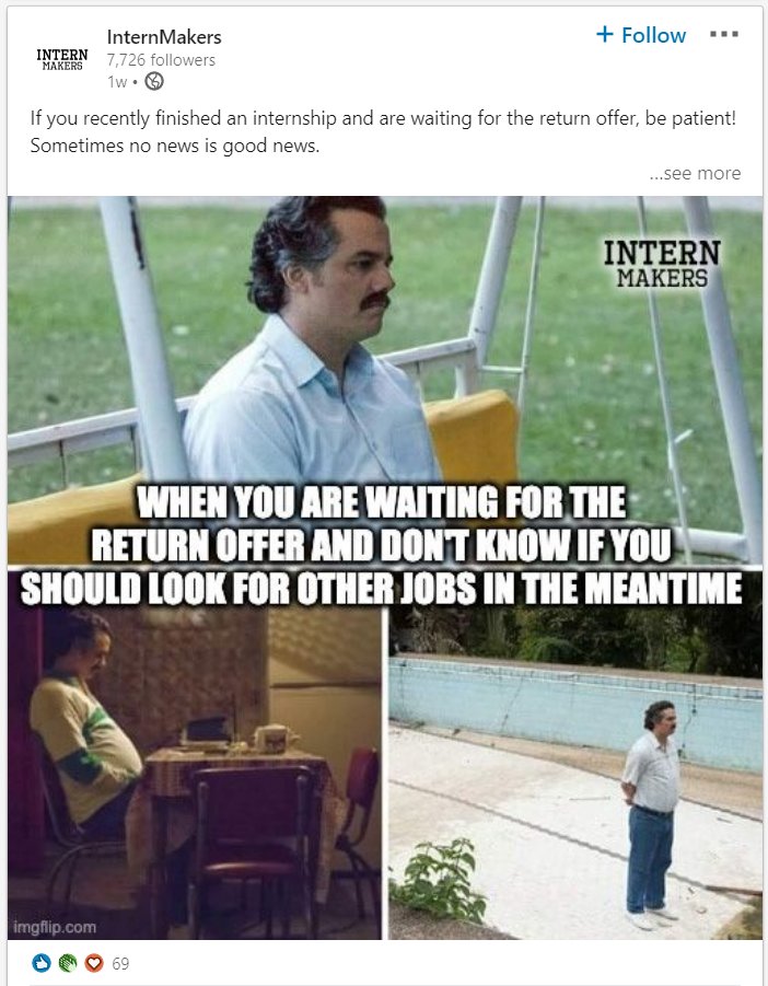 time for your linkedin memes