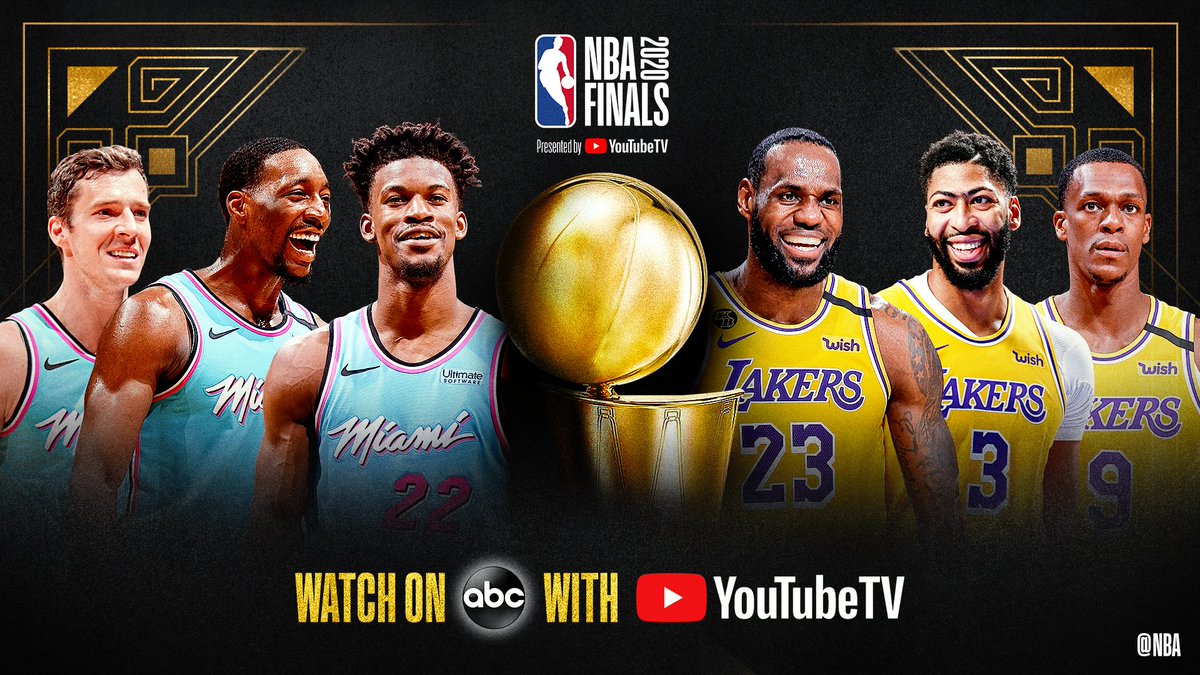 Nba On Twitter Heat Lakers Game 1 Wednesday At 9pm Et On Abc Watch The 2020 Nbafinals Presented By Youtubetv Https T Co Xpzcsqltlc Https T Co 3gj8bxqyz5