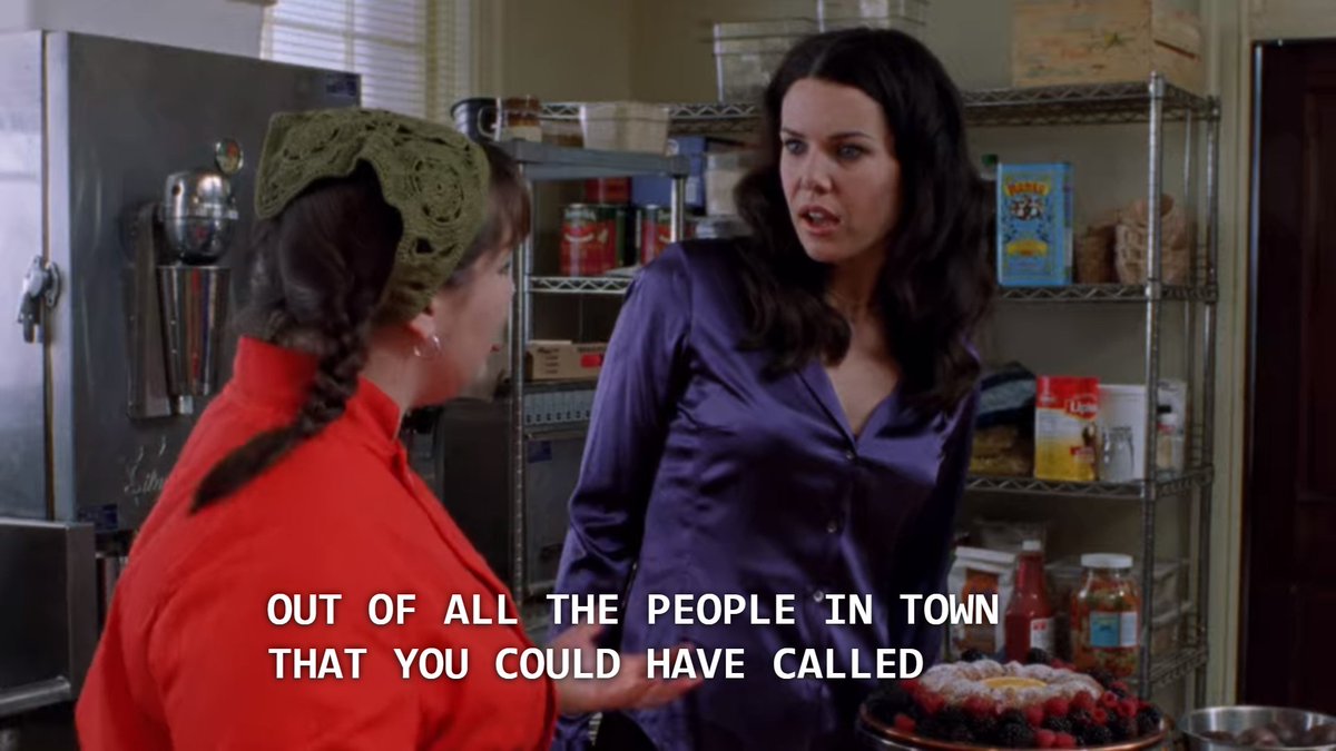 everyone can see it trope is really up there on the list of things shows do that i love  #gilmoregirls