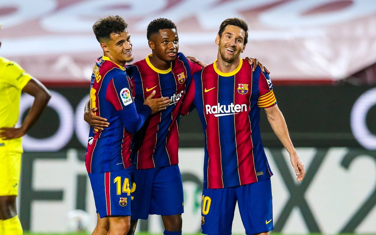 Bảng xếp hạng La Liga 2020/21 sau vòng 3