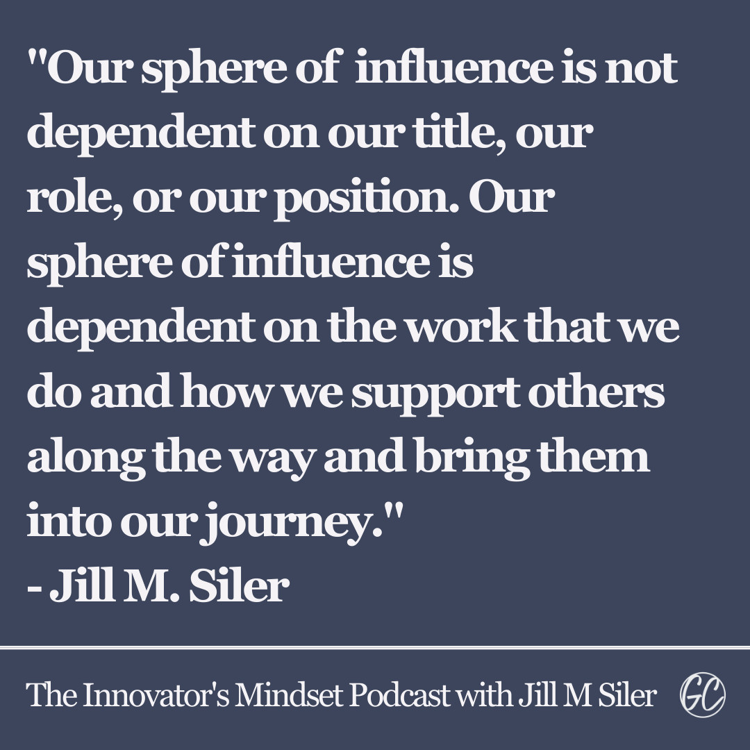 gcouros's tweet photo. Great conversation with @jillmsiler on leadership and her new book, "Thrive Through the 5" on the #InnovatorsMindset Podcast!

Watch on YouTube https://t.co/P3V9osgVRa

Soundcloud: https://t.co/qkjsA4gwNb

Spotify: https://t.co/lBEiZKREmz

Apple Podcasts: https://t.co/9qw5d3Q7YO https://t.co/DS6BSuWOaD